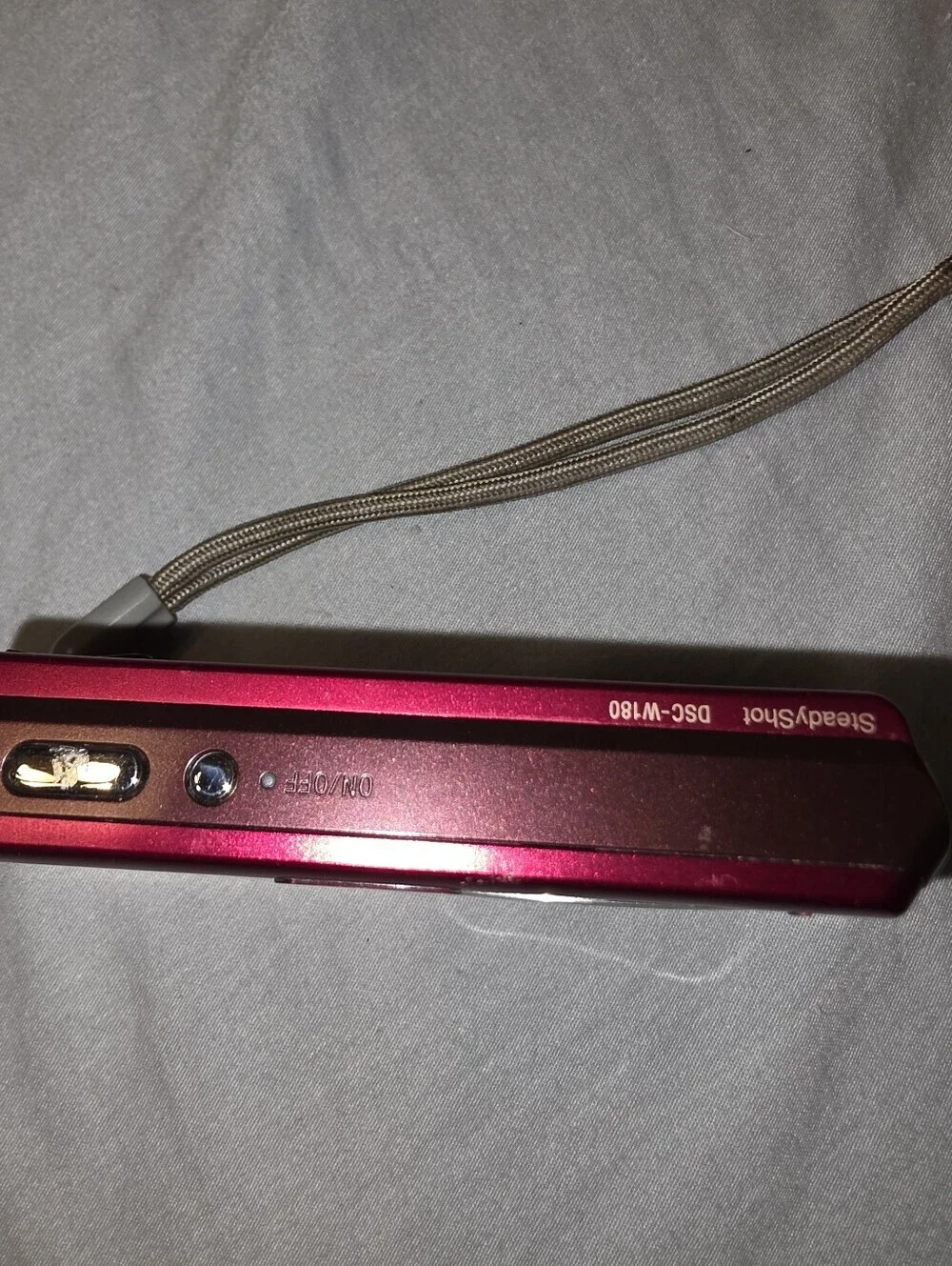 Sony Cyber-shot 10.1 Mega Pixels Compact Camera - Metallic Red